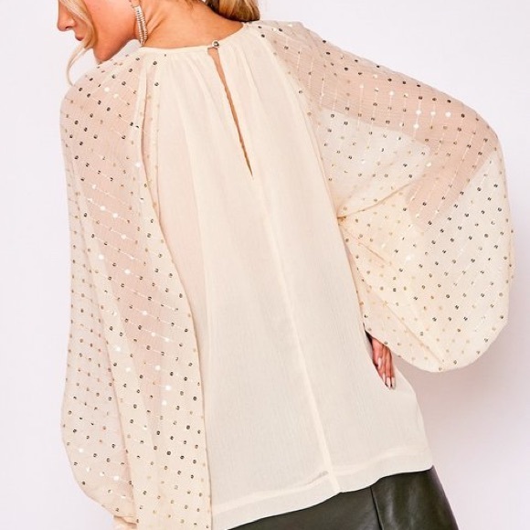 ✨SHEER BALLOON SLEEVE BLOUSE✨ - Picture 6 of 8